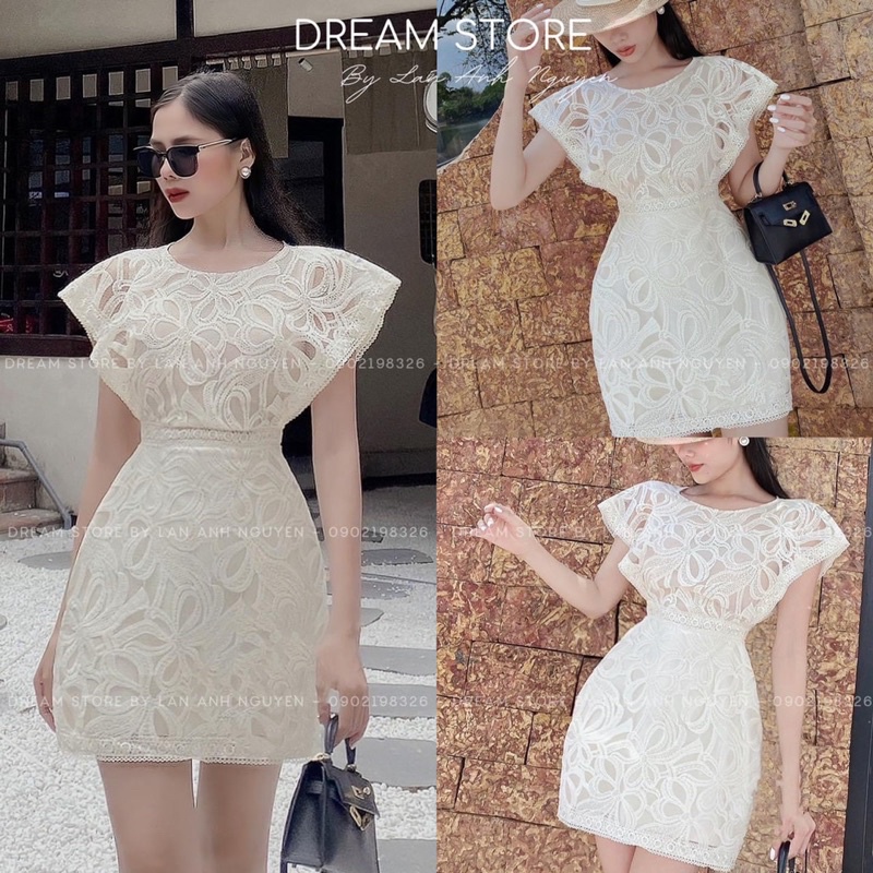 Váy ren 2 lớp tiểu thư sang chảnh hot