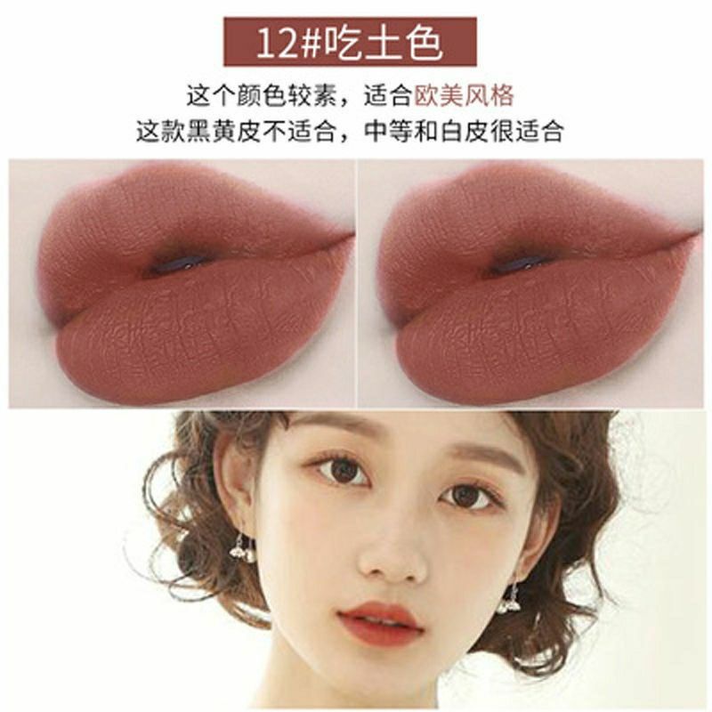 Bán Chạy#Son Lì Tông Màu Cherry 9 / 14 Phong Cách Pháp Cho Nữ