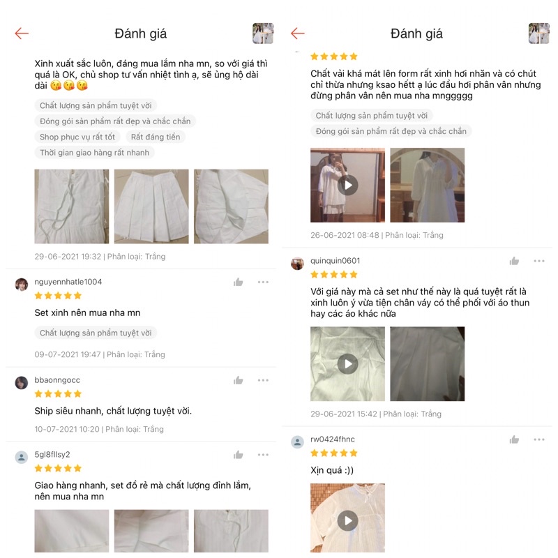 Set Áo Babydoll Trắng Kèm Chân Váy Trắng Xếp Li | BigBuy360 - bigbuy360.vn