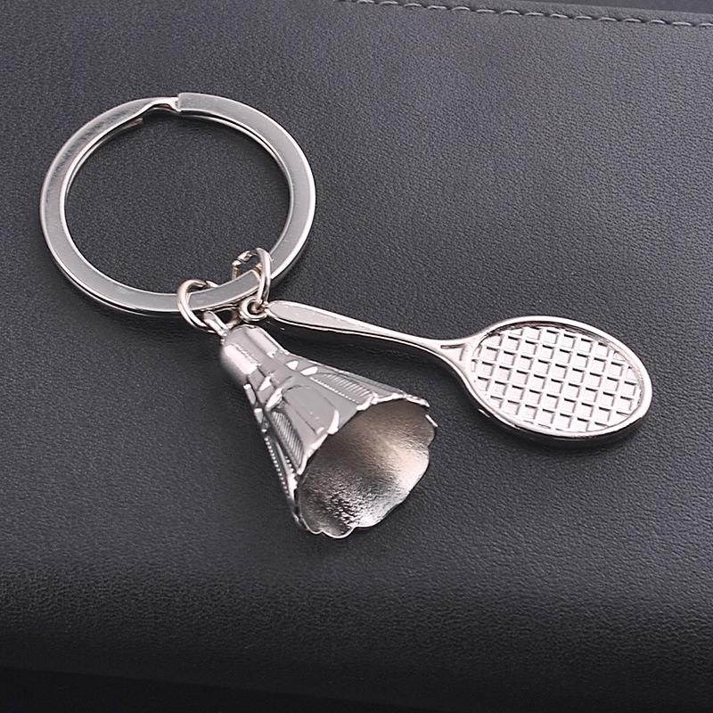 Móc chìa khóa thiết kế hình vợt cầu lông