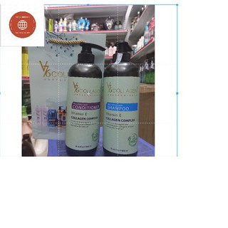 [HÀNG CHUẨN LOẠI 1] DẦU GỘI CẶP GỘI XẢ VITAMIN E -V76 -COLLAGEN COMPLEX CẶP 800ML