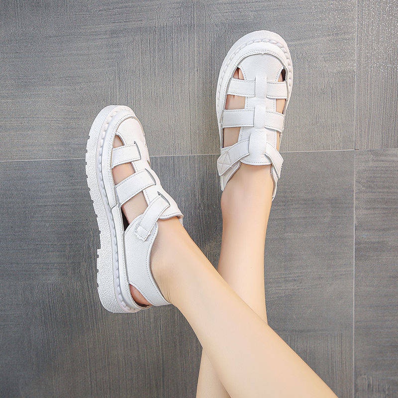 Dép xăng đan Sandal Đế Bằng Thiết Kế Mới Năng Động Thời Trang Dành Cho Mùa Hè