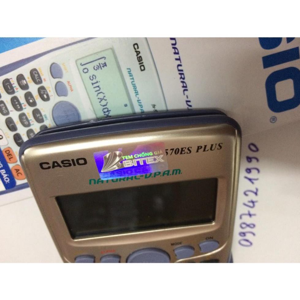 (Lỗi 1 đổi 1)(Made in Thái Lan) Máy tính Casio FX570ES Plus mới nhất 2020 - bảo hành 24 tháng