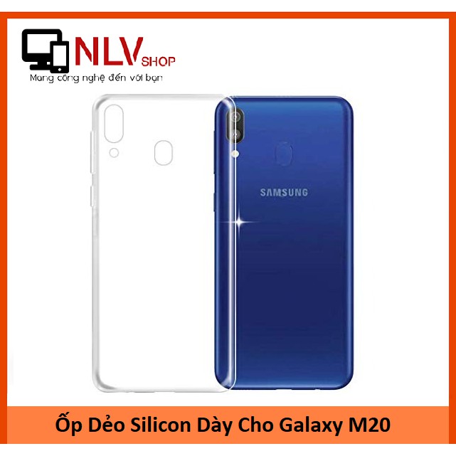 Ốp Dẻo Trong Silicon Cho SamSung M20 - Dày Chất Lượng