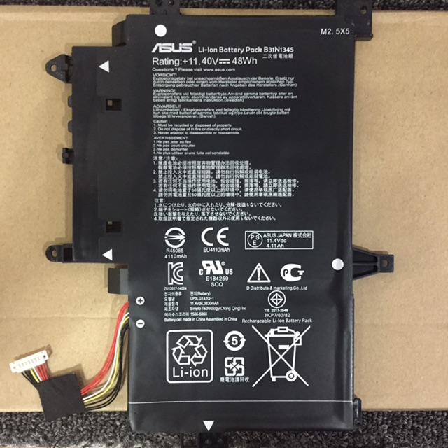 Pin Laptop ASUS TP500 (B31N1345) (ZIN) - Transformer Book Flip TP500LN
