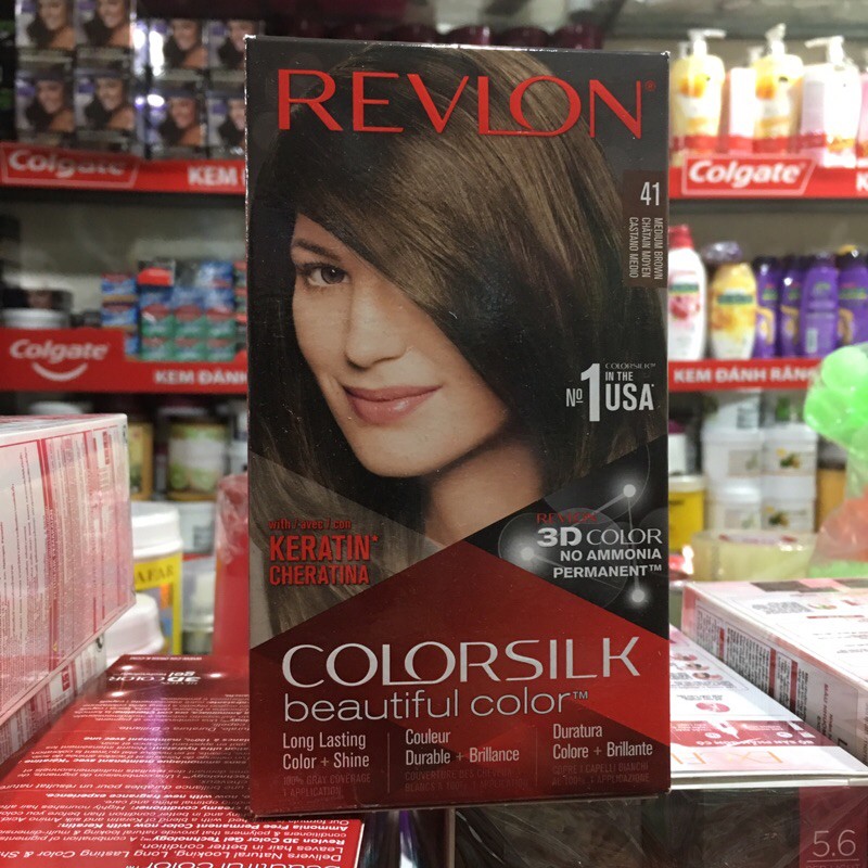 Thuốc nhuộm tóc REVLON Colorsilk mẫu mới (đủ màu)