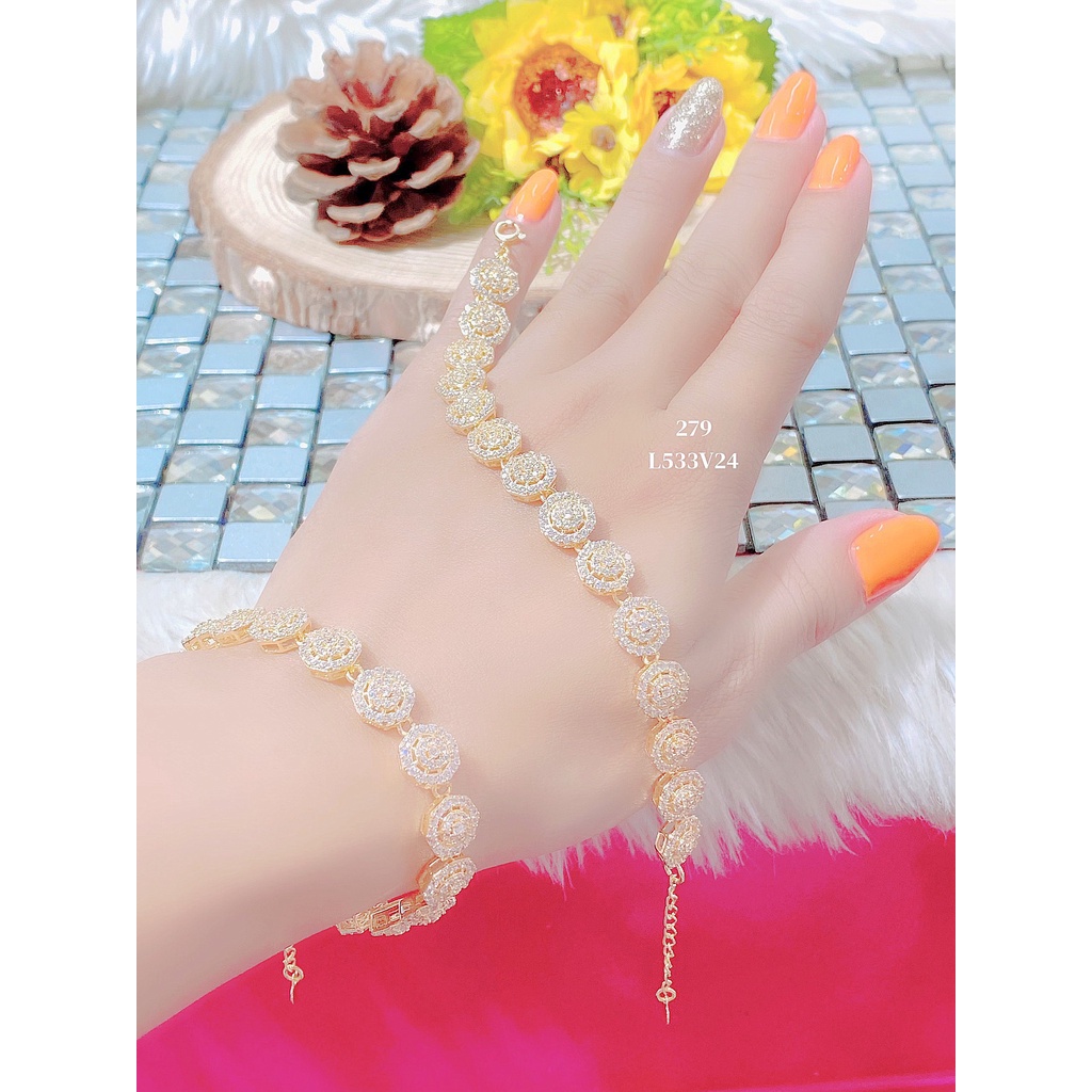 UHA - Lắc Tay Nữ Mạ 18k Sang Trọng UHA L533