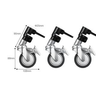 Mua BỘ 3 BÁNH XE CHO CHÂN C-STAND CK1/CK2/CK3