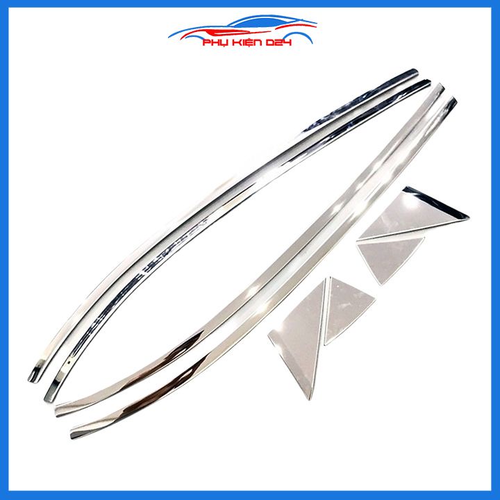 Bộ nẹp viền chân kính cong kính MAZDA 3 2015-2019 Inox sáng bóng chuẩn form xe