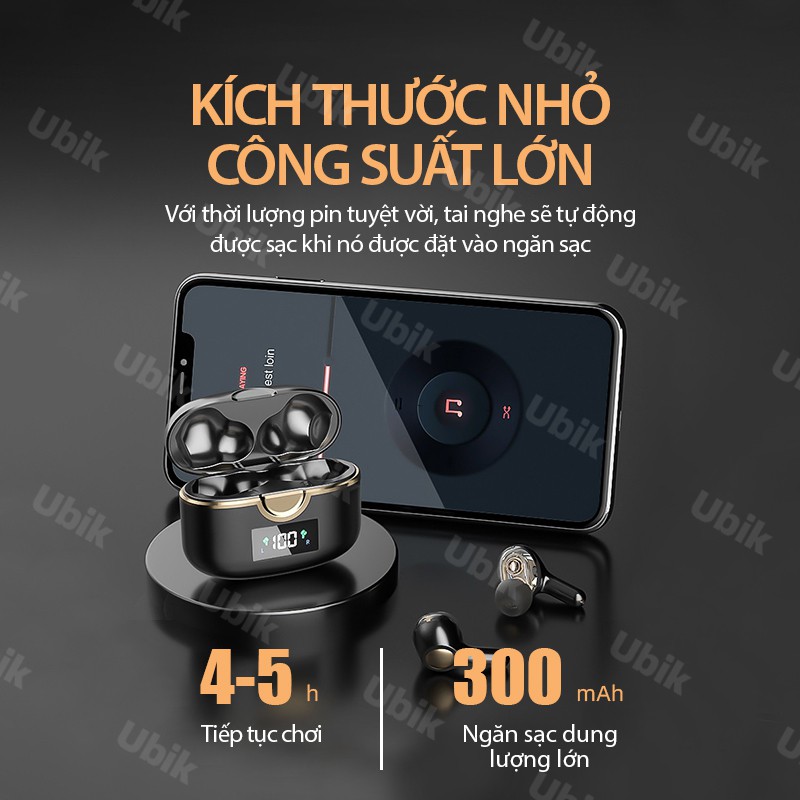 【BÁN LỚN】Tai nghe Bluetooth TWS 5.0 4 loa Tai nghe không dây HD Tai nghe chống ồn Thể thao Tai nghe điều khiển cảm ứng Màn hình LED Tai nghe cho XIAOMI VIVO OPPO