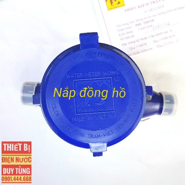 Đồng hồ Nước - Có kẹp chì kiểm định