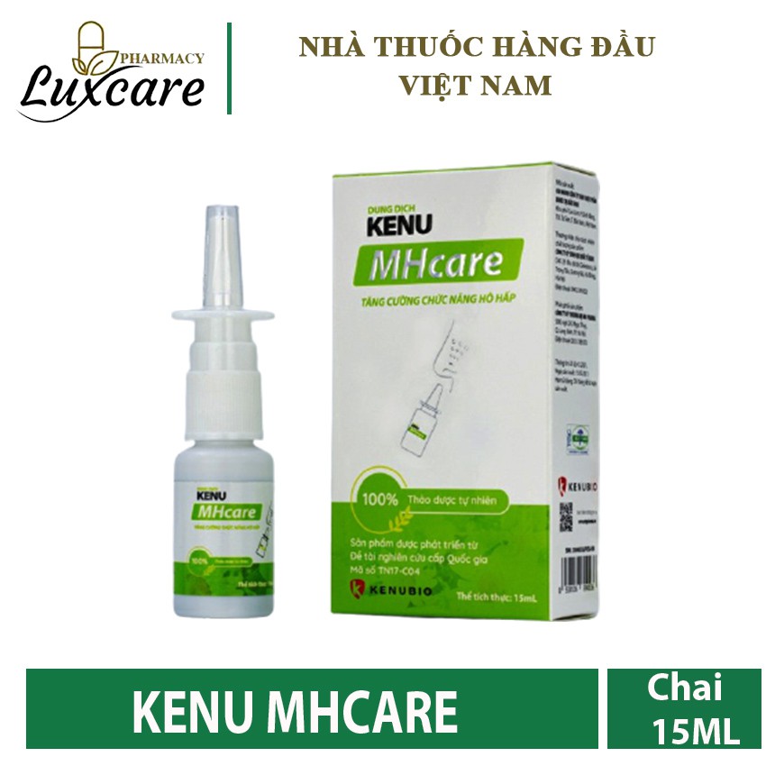 Dung Dịch KENU MHcare 15ML – Giúp Tăng Cường Sức Khỏe Hô Hấp - LUXCARE