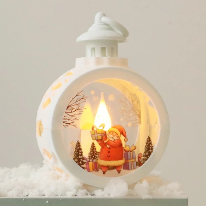 Đèn Led Hình Người Tuyết, Ông Già Nô En, Dùng Trang Trí Dịp Giáng Sinh
