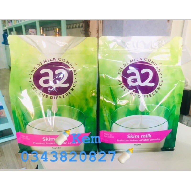 🥛🥛🥛Sữa tươi dạng bột tách béo A2 Milk Instant Skim Milk Powder 1kg của Úc🥛🥛