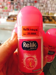 LĂN KHỬ MÙI TRẮNG DA RELIK  25 ML