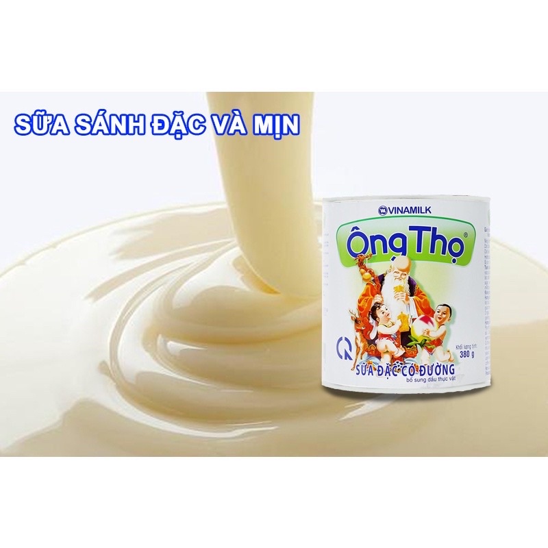 Sữa đặc có đường Ông Thọ cao cấp chữ xanh 380g ( date T5/2024)