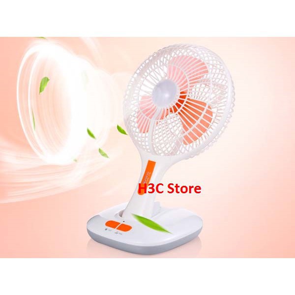 Quạt Sạc Tích Điện Ông Tây KM-F0166U Kiêm Đèn Led Cao Cấp, Siêu Tiện Lợi | BigBuy360 - bigbuy360.vn