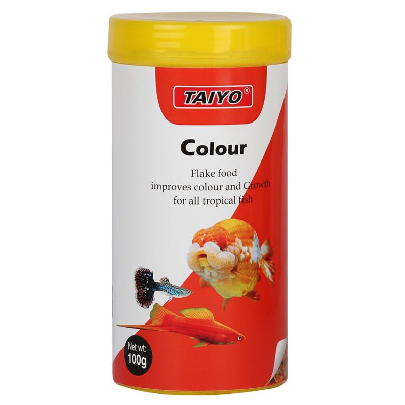 T34,T35,T36 - TAIYO COLOUR 25g 50g 100g - Thức ăn hàng ngày cho Cá Vàng, Cá Shubunkin và các giống nhỏ bắt mắt