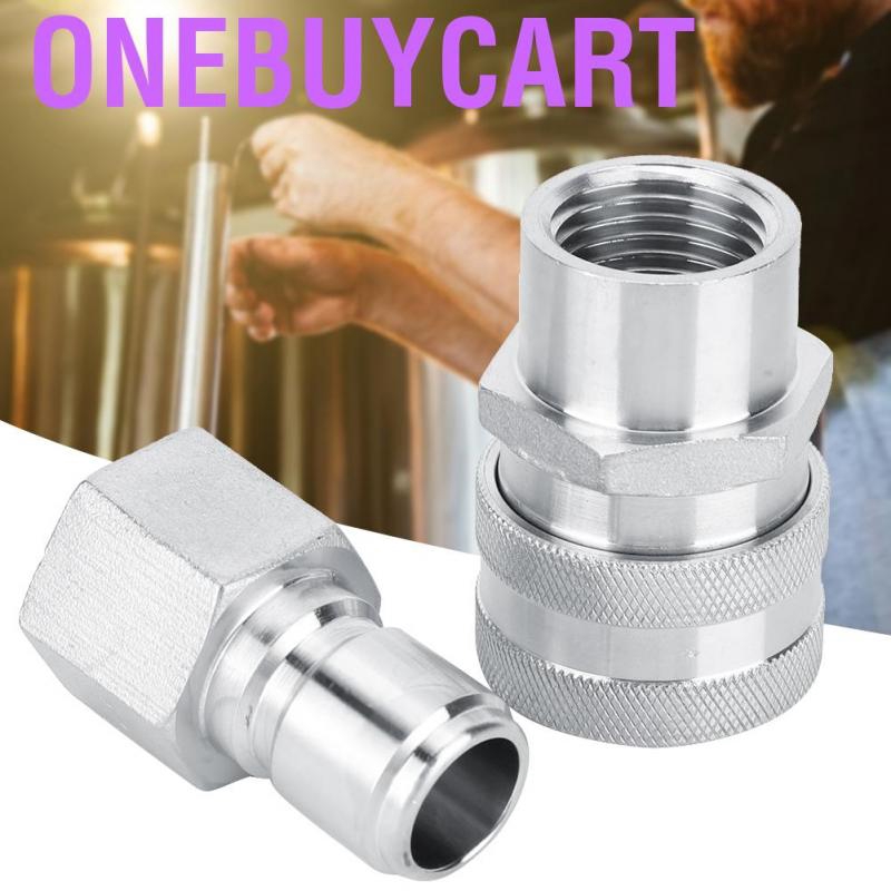 Đầu nối G1/2in tháo lắp nhanh chất liệu inox tiện dụng