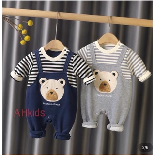 Set body gấu hai màu cho bé trai và gái