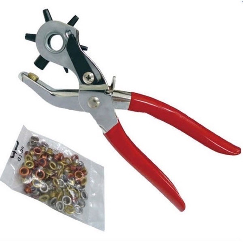 Kìm Bấm Lỗ Dây Nịt, Bấm Dây Da Đồng Hồ,Thắt Lưng, Giày Dép, Bìa Cứng,Loại 6 Size 6 Lỗ