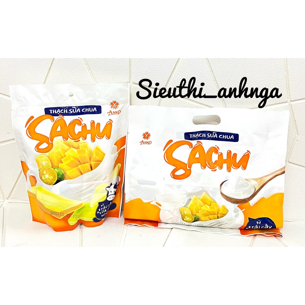 Thạch Sữa Chua Sachu Túi 320g/650g