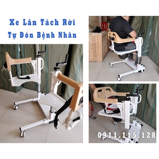 Xe nâng tự đón người bệnh 2022 | đi tắm,đi vệ sinh tại toilet