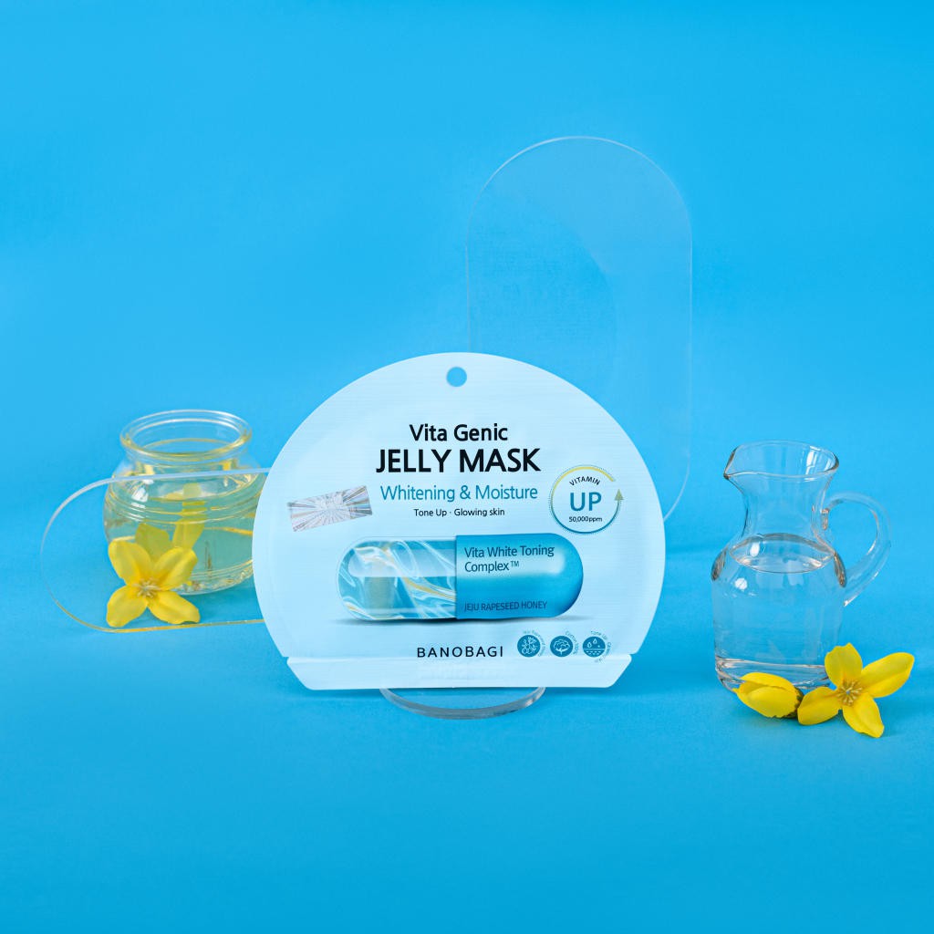 Mặt Nạ Bổ Sung Vitamin BANOBAGI VITA GENIC JELLY MASK  WHITENING and MOISTURE 30ml mẫu mới 2021 - HAJAKO