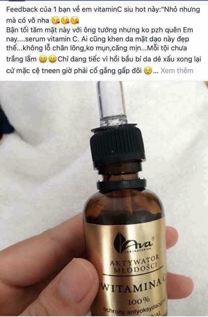 SERUM VITAMIN C TRẮNG DA HÀNG NGA