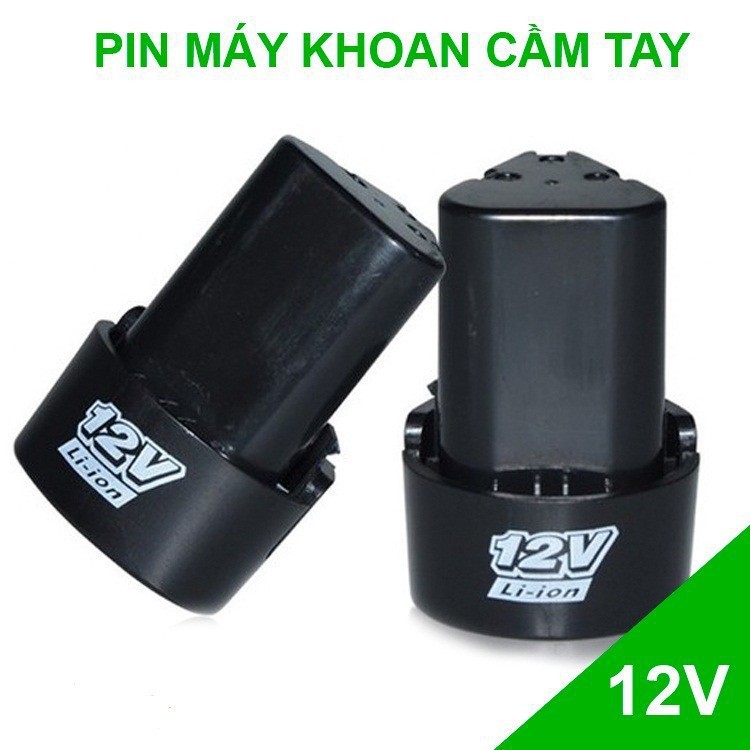 Pin Máy Khoan Cầm Tay 12 V Li-Ion 1500mAh, pin máy khoan, pin 12v