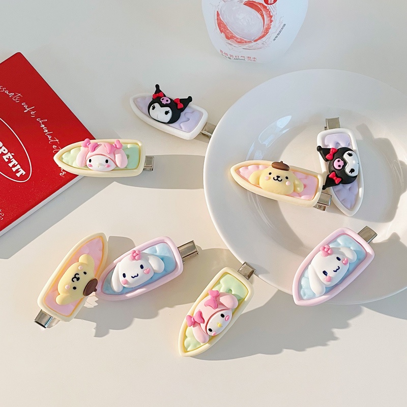 Kẹp Tóc Mỏ Vịt Họa Tiết Hoạt Hình Thời Trang Mùa Hè Cho Nữ