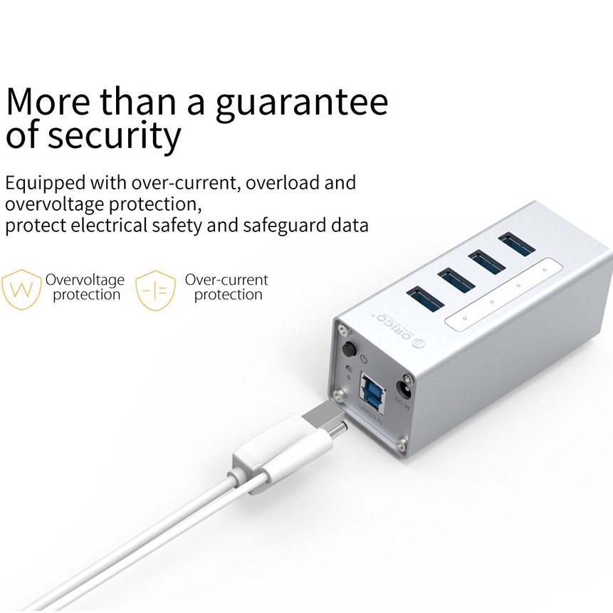Hub chuyển đổi ORICO A3H10-V2 chia 10 cổng USB 3.0 tiện lợi