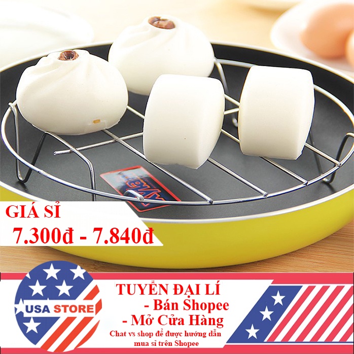 Khay / Xửng / Vỉ CHÕ HẤP INOX Kiểu 2 - 4 Chân Kê Xưởng Hấp Bánh, Giá Đồ Xôi, Bánh Bao, Đồ Ăn - Dụng Cụ Nhà Bếp Đa Năng