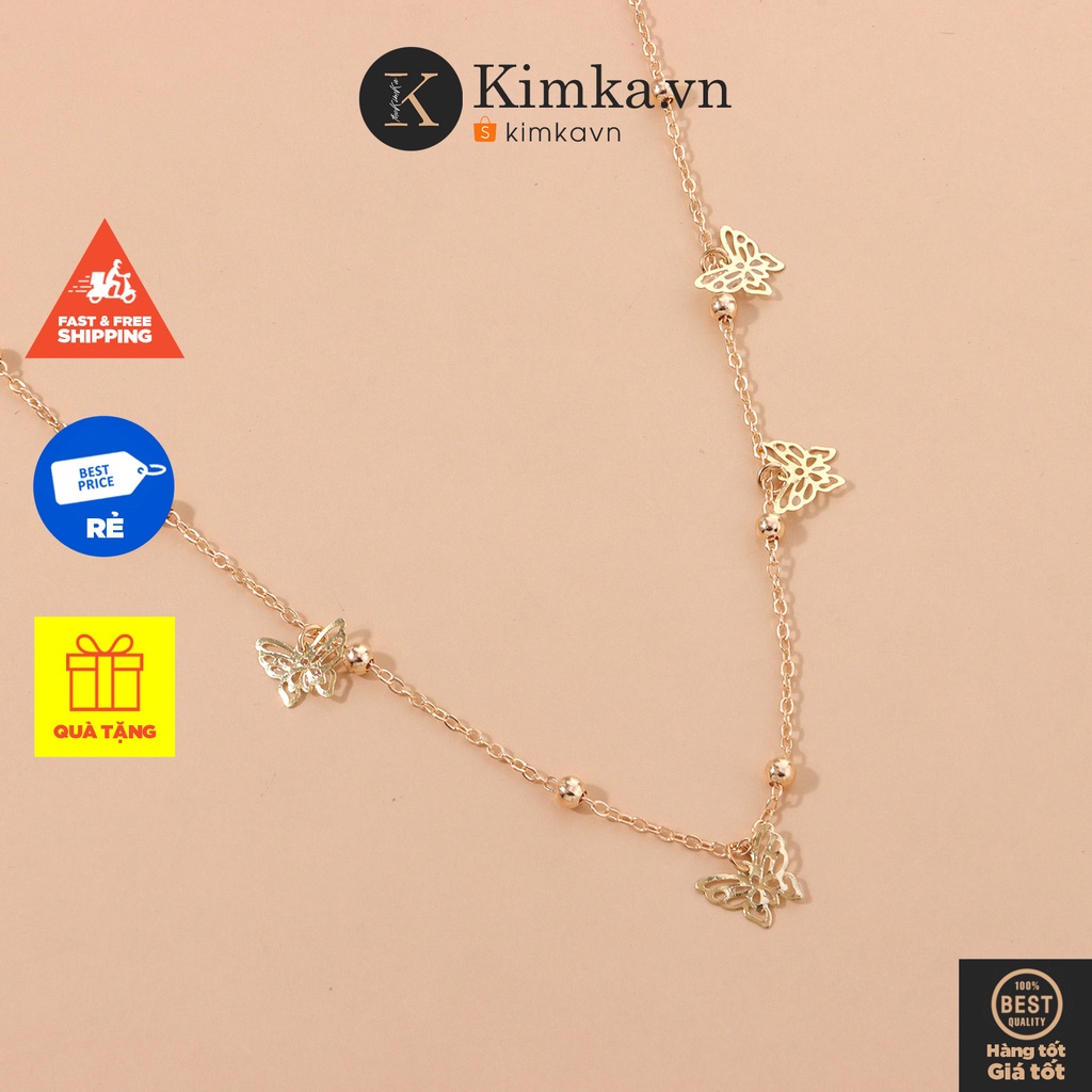 (014) Dây Chuyền, Vòng Cổ Đính Hạt Tròn Và Hoa 🦋