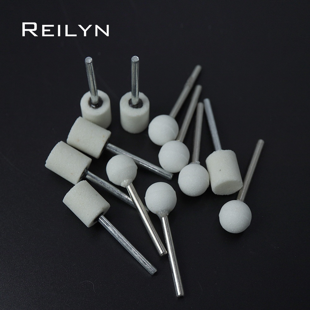 Bộ 10 Mũi Mài Đánh Bóng Kim Loại/Kính/Kim Loại/Kim Loại/Đá Cát 3x12mm Bằng PVC