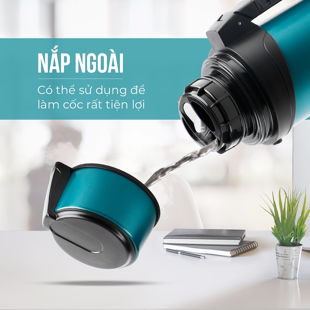 Bình giữ nhiệt Inox 304 cao cấp Elmich EL8009 dung tích 1000ml