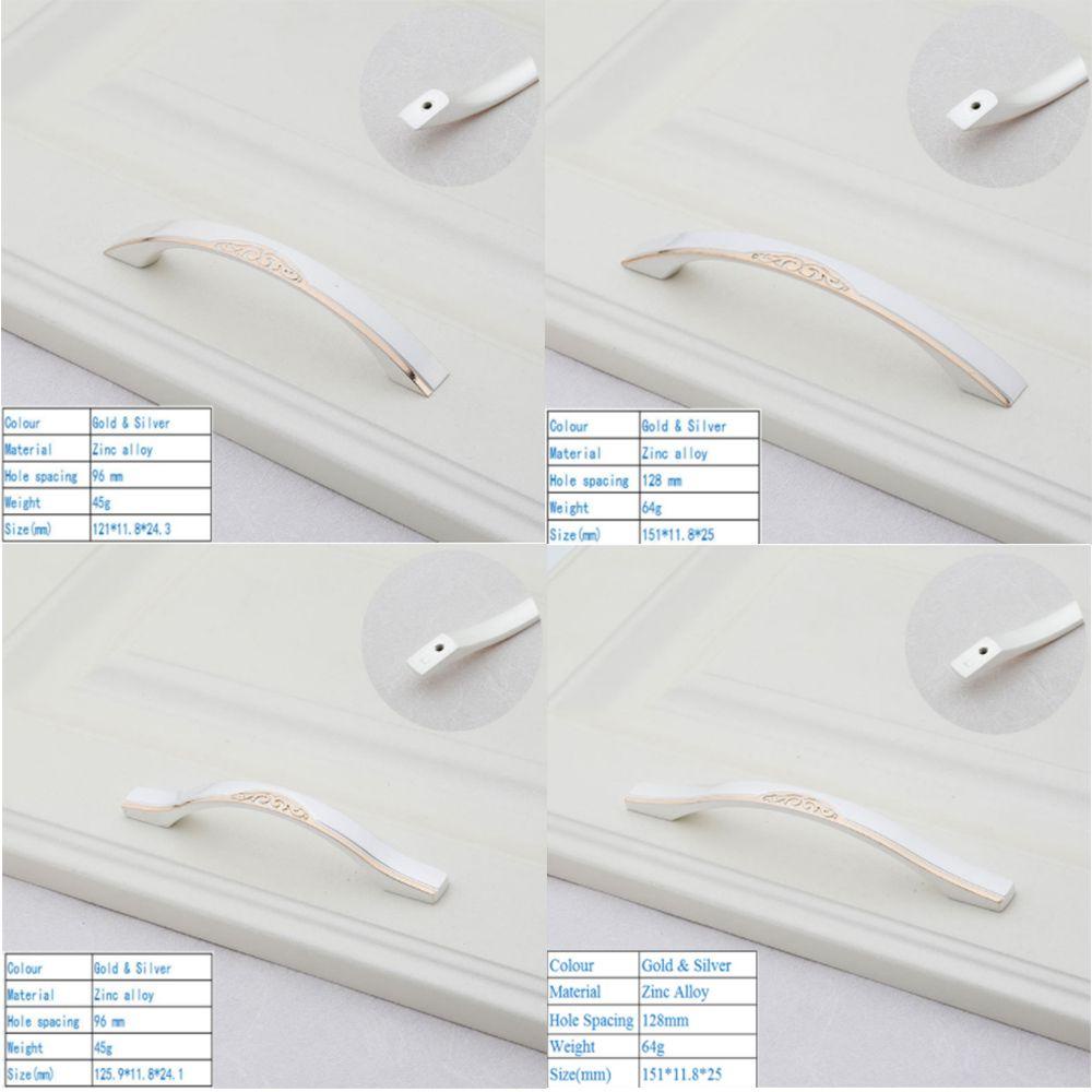 Set 2 Tay Nắm Cửa / Ngăn Kéo Tủ Chạn Phong Cách Châu Âu