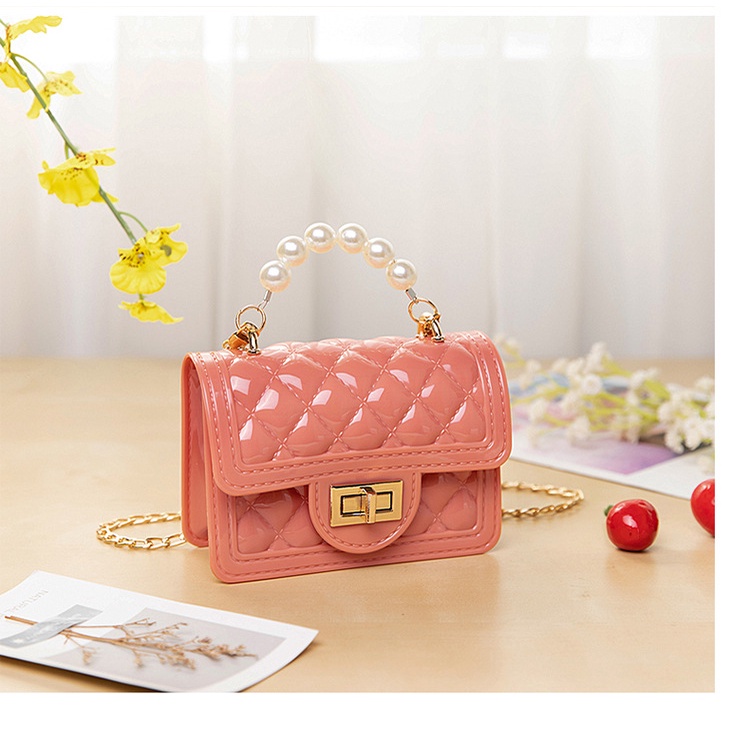 Túi nhựa mini quai ngọc siêu bền PH024 🌸Túi quai ngọc trai nhân tạo siêu hot🌸