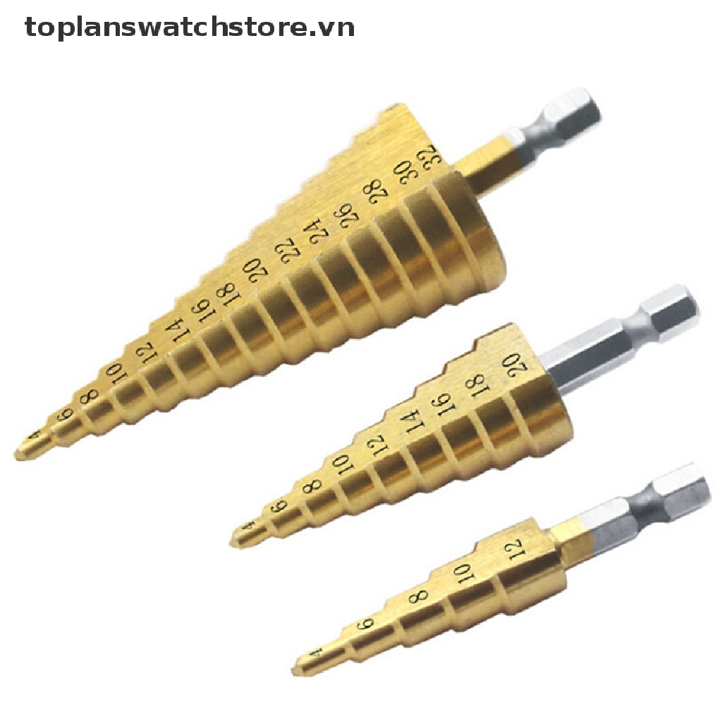 Mũi Khoan Lỗ Hình Nón Lớn Bằng Thép HSS 4-12 / 20 / 32mm