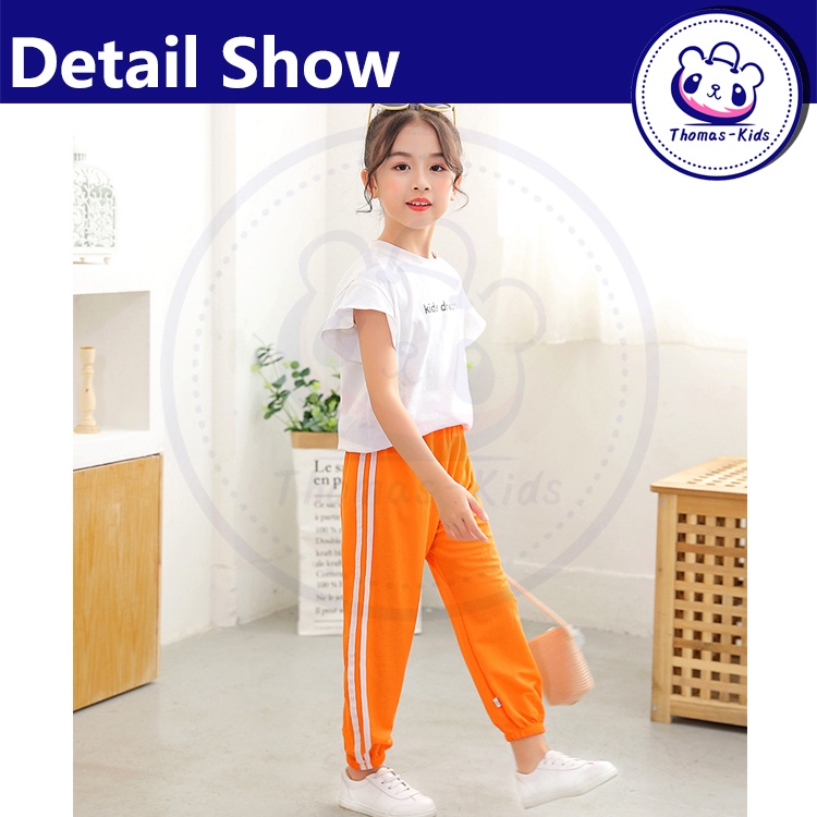 [THOMAS KIDS] Quần Dài Chống Muỗi Thiết Kế Mỏng Thoáng Khí Thời Trang Mùa Hè Cho Bé Từ 3-12 Tuổi