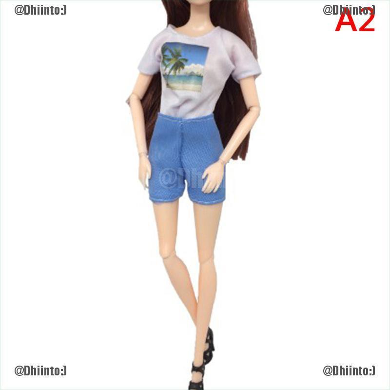 Bộ váy xinh xắn thời trang cho búp bê barbie