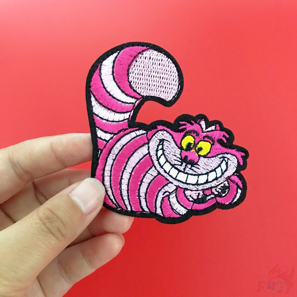 ☸ Disney - Alice in Wonderland Patch ☸ 1Pc Cheshire Cat Diy Sew on Iron on Patch（Alice - Series 01）