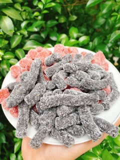 Kẹo dâu mix lon 500g