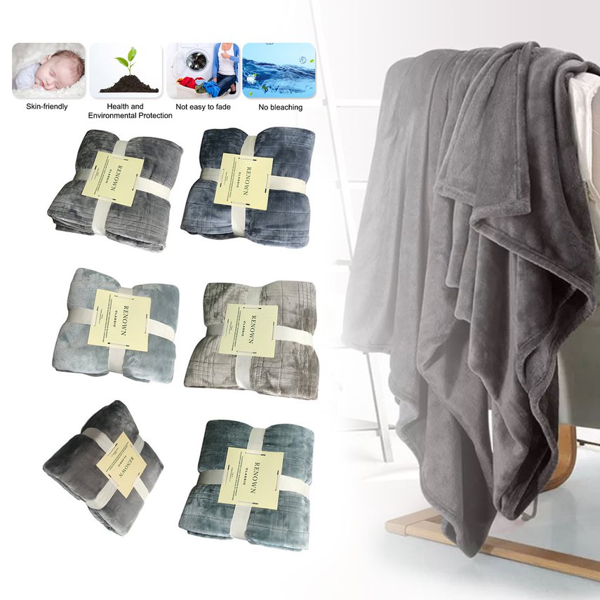 70 * 100cm  Chăn đơn bằng lông cừu san hô dày dặn ấm áp cho học sinh