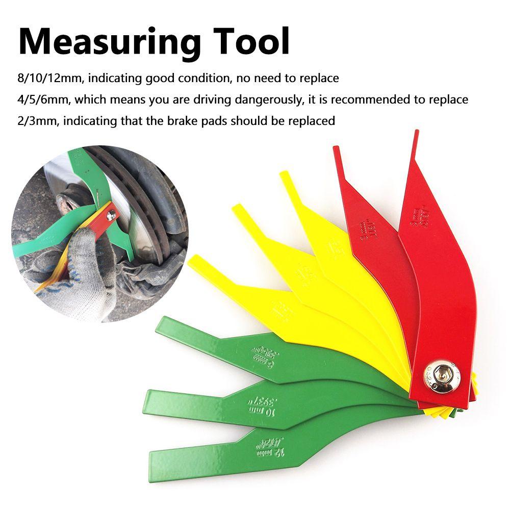 Dụng Cụ Đo Độ Dày Phanh Xe Hơi 8 Trong 1 Bằng Kim Loại Siêu Bền Tiện Dụng