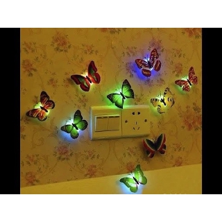 Combo 10 đèn LED dán tường hình bướm 3D siêu đẹp
