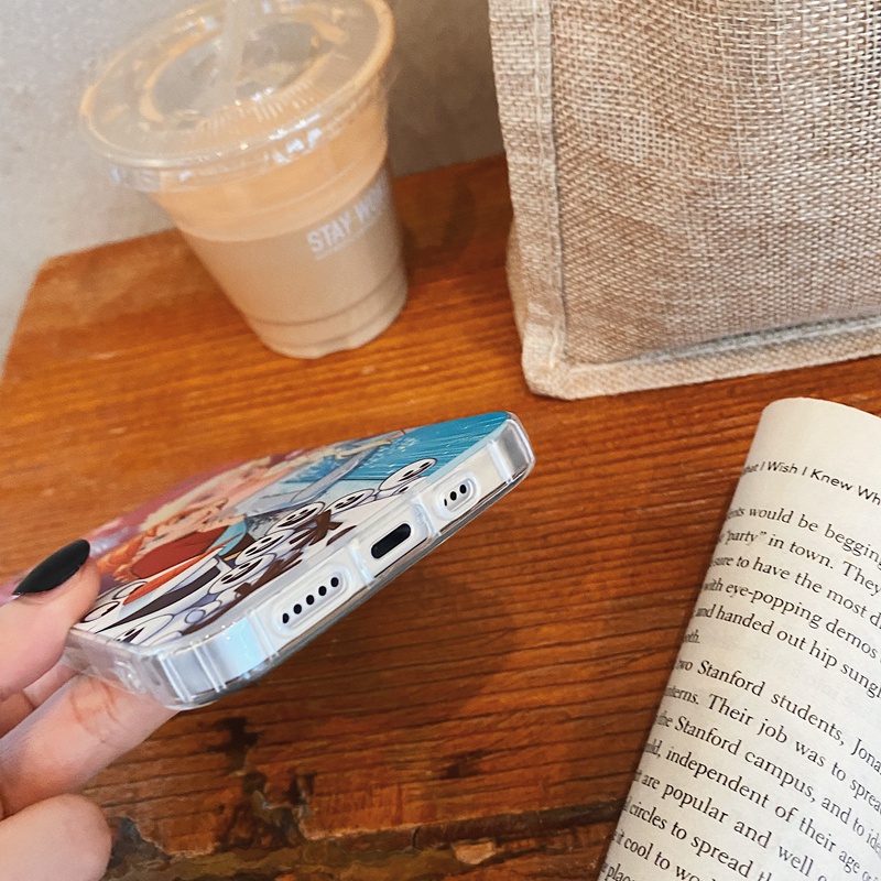 Ốp điện thoại mềm trong suốt hình công chúa thích hợp cho iPhone 11 12 Pro Mini Max XS X XR 7 8 6 6S plus SE