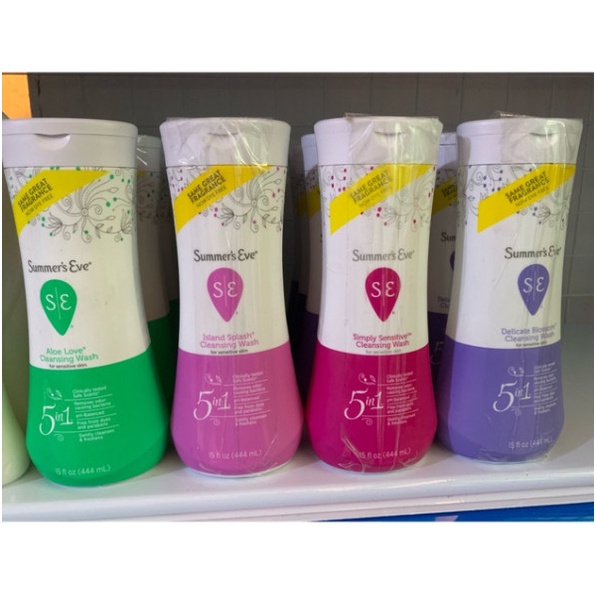 Dung Dịch Vệ Sinh Phụ Nữ Summer's Eve của Mỹ 444ml
