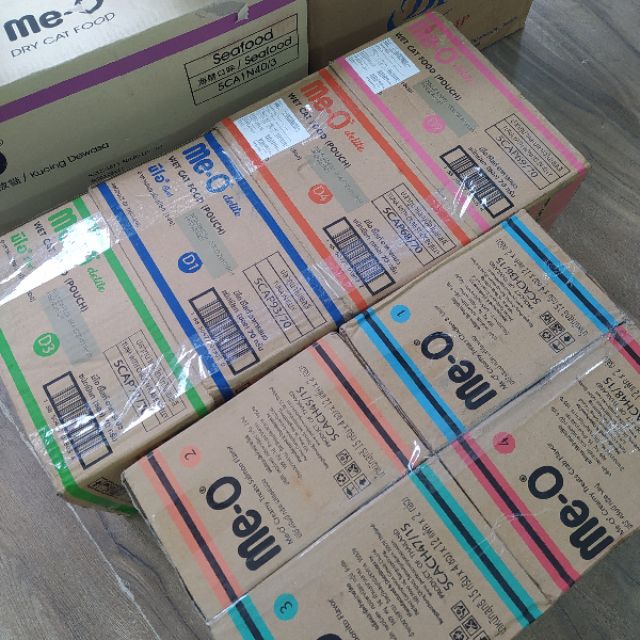 Pate đóng gói Me-o Delite cho mèo