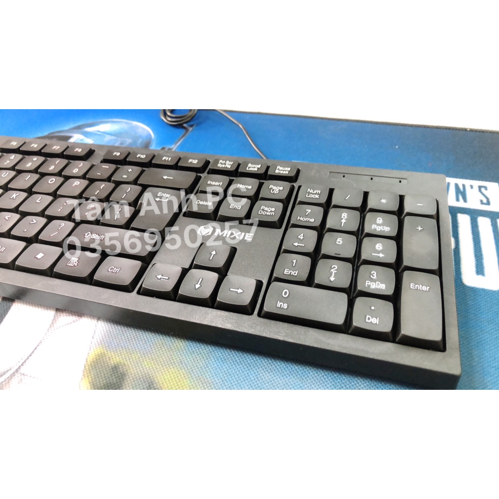 Bàn phím MIXIE - X7, X7s: đẹp, bấm êm, không tiếng kêu  - Bảo hành hãng 12 tháng